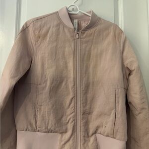 lululemon athletica Pale Pink Lightweight Zip Jacket